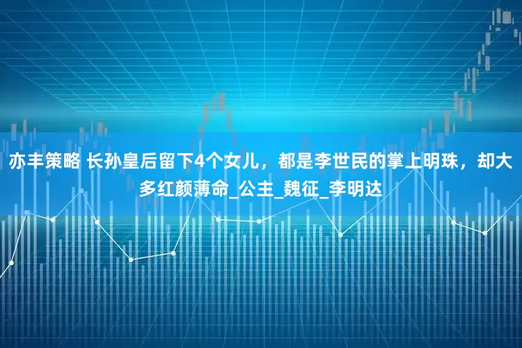 亦丰策略 长孙皇后留下4个女儿，都是李世民的掌上明珠，却大多红颜薄命_公主_魏征_李明达